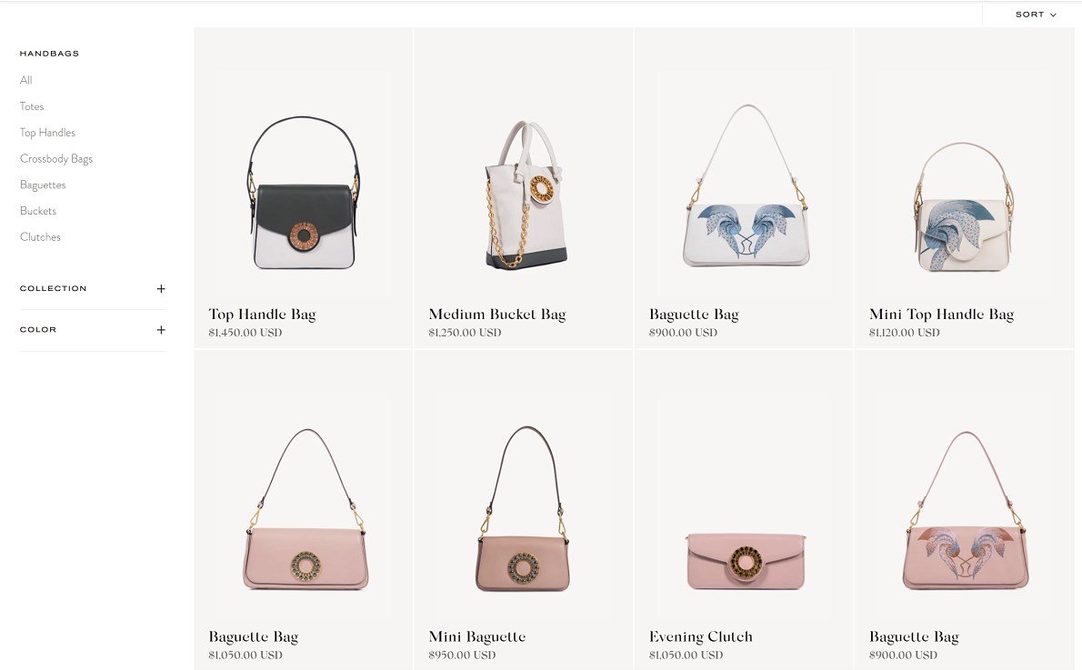Product listing