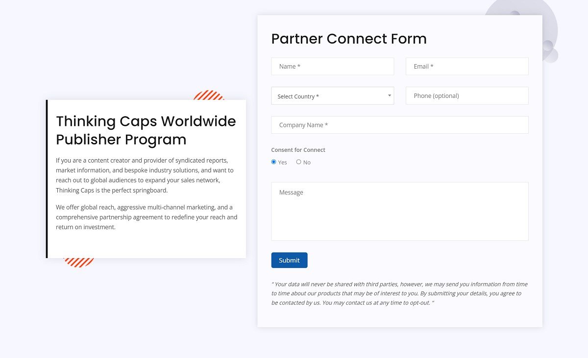 Partner registration form