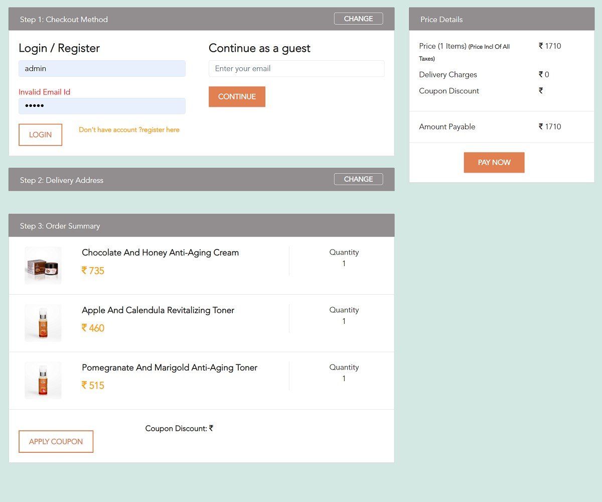 Checkout & Pay, After that user Dashboard