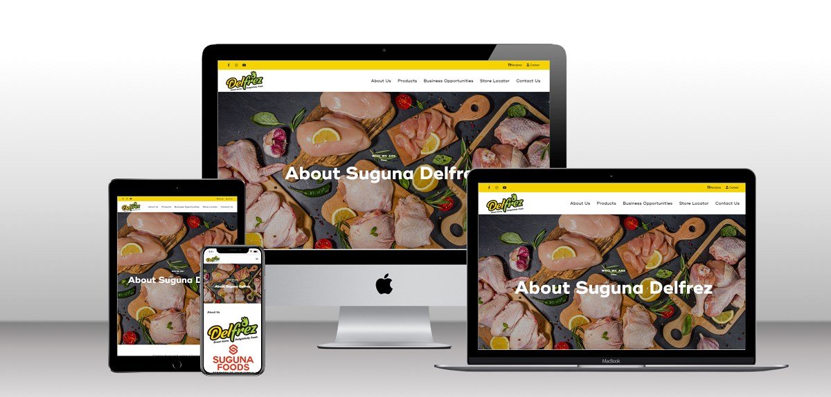 Responsive Layout of the website